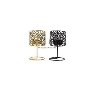 High Standard Quality Metal Attractive Look Unique Designer Set Of 2 Tea Light Votive Candle Holder For Wedding Table <b>Decor</b> - Product Image 1