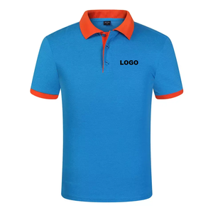 Camisetas Polo personalizadas para hombre a precio barato, camisetas polo de algodón, camisetas de talla grande, camisetas con ribete en contraste, Polo informal de manga corta - Product Image 4