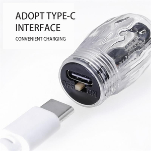 Xe Van nắp đầy màu sắc lốp nhấp nháy bầu không khí đèn có thể sạc lại xe máy dẫn đèn cảm biến - Product Image 5