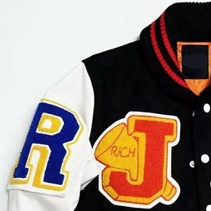 2025 Customize Embroidery Design OEM Baseball <b>Jackets</b> for <b>Men</b> New Fashion <b>Men's</b> Lettermen College Baseball <b>jacket</b> for <b>men</b> - Product Image 4