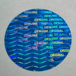 กระดาษสติกเกอร์โฮโลแกรมใสสีน้ำเงิน Digititech รุ่น P3 สำหรับธุรกิจและการช้อปปิ้ง - Product Image 1