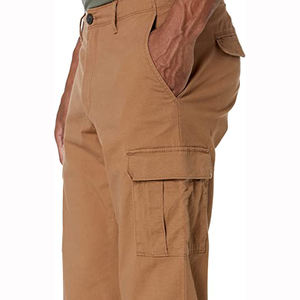 Pantalones Cargo Casuales para Hombre, Rectos, Duraderos, Transpirables, Impermeables, 100% Algodón, con Diseño Multibolsillos para Trabajo y Viajes - Product Image 4