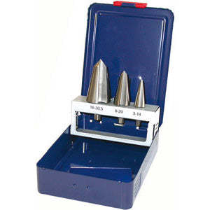 Ensemble de 3 fraises coniques HSS pour tôles 8890G Power Cutters - Product Image 1