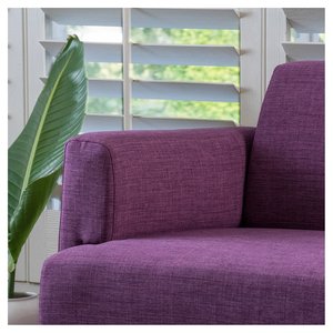 Canapé Chesterfield trois places LOVESEATS 180 cm, style français, banc carré rembourré, mobilier de maison en éponge pour salons - Product Image 3