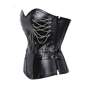 Venta al por mayor sobre el busto de las mujeres corsé rojo 2024 Top Bustier corsés de alta calidad para adelgazar corsé de látex logotipo personalizado servicio OEM - Product Image 2