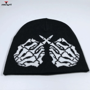 New Design Autumn Winter High Quality Cotton <b>Beanie</b> Cap Breathable Waterproof Lightweight Unisex Custom Logo Ski Outdoor - Product Image 3