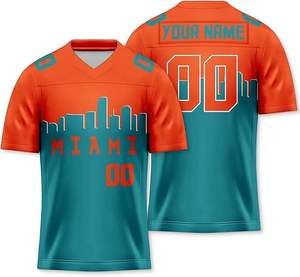 Jersey de fútbol americano para adultos, camisa deportiva lisa de poliéster de malla, ropa de práctica de fútbol Jersey Ropa Americana - Product Image 6