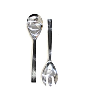 High Standard Quality Silverware Flatware Salad <b>Serving</b> <b>Spoons</b> Designer Look Handle with Stylish Kitchen Tool - Product Image 6