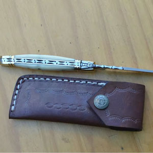 Cuchillo plegable de bolsillo Laguiole de acero inoxidable para revendedores - Product Image 1