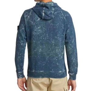 Sweat à capuche en polaire d'hiver pour homme Respirant Écologique Coupe ample Streetwear Casual Tailles personnalisées 6XL Teint uni 2 pièces - Product Image 3