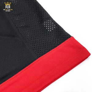 Camiseta profesional con estampado de sublimación de malla y hombro caído, ropa de calle, Camiseta de algodón 100% de malla personalizada de fútbol para hombres, ajuste holgado - Product Image 6