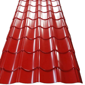 Tôles d'acier galvanisé PPGI ondulées durables à haute teneur en <span class=keywords><strong>zinc</strong></span>, tuiles de <span class=keywords><strong>toiture</strong></span> prélaquées - Product Image 1