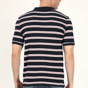 เสื้อโปโลผ้าฝ้ายออร์แกนิคของผู้ชาย100% มีโลโก้ปักลายเสื้อยืดลำลองระบายอากาศได้ดีคุณภาพสูงสำหรับฤดูร้อน - Product Image 5