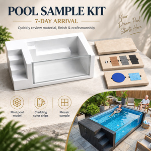 Kit de conception de piscine en stock – Modèle de piscine en acrylique avec mosaïque et options de finition WPC – Prêt à l'emploi à l'étranger - Product Image 2