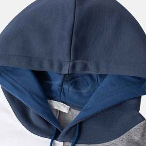 Sweat-shirt d'hiver surdimensionné pour homme de haute qualité, logo personnalisé en 3D, anti-rétrécissement, séchage rapide, respirant, uni, teint - Product Image 3