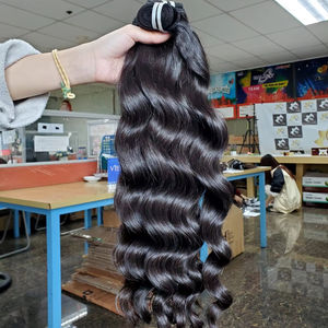 Extensiones de cabello de trama ondulada vietnamita 2025 Trama doble hecha en Vietnam Color claro Extensiones de cabello humano de alta calidad - Product Image 1