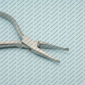 O Grado Cómo Alicates Instrumentos dentales de ortodoncia recta, Alicates de doblado y colocación de alambre de utilidad de acero inoxidable CE - Product Image 4