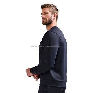 OEM ODM Custom Spandex Neckline Stretch Woven Long Sleeves Men's Doctor Hospital Uniform <b>Scrubs</b> Healthcare Medical Uniform - Product Image 4