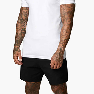 Pantalones cortos de gimnasio para hombre de algodón suave personalizados a la moda al por mayor diseño personalizado 2026 pantalones cortos de sudor lisos de alta calidad para Hombre Pantalones cortos de gimnasio para hombre - Product Image 3