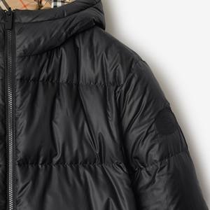 Chaqueta Acolchada Reversible de Primera Calidad al por Mayor, Transpirable, Resistente al Viento, con Capucha Acolchada, Logotipo Personalizado de Alta Calidad, Brillante, para Invierno - Product Image 5