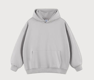 Sudadera con capucha Unisex suelta de algodón 400 Gsm con logotipo personalizado de alta calidad al por mayor sudaderas con capucha gruesas de gran tamaño para hombres 2025 - Product Image 1