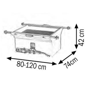 Meclube 120 L Unité de vidange d'huile de l'équipement du véhicule avec pompe de vidange pour puits d'évacuation - Product Image 2