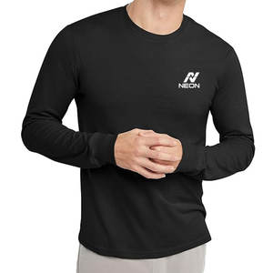 Camisa de Manga Larga para Hombre, Corte Regular, Transpirable, Cuello Redondo, Alta Calidad, Diseño Único, Venta al Por Mayor - Product Image 1