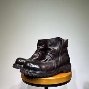 Bottes de travail en cuir pour hommes, avec embout en acier et imperméables, pour la construction et les travaux en extérieur - Product Image 3