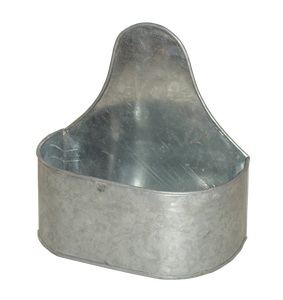 hot sell garden <b>decor</b> half round bucket metal unique <b>wall</b> planter outdoor and indoor hanging zinc <b>wall</b> planter <b>flower</b> pots - Product Image 2