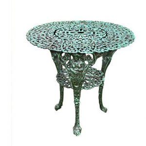 Mesa de cristal de metal de diseño hecho a mano de estilo real Mesa de metal de diseño hecho a mano de estilo clásico Venta caliente para restaurante Bar y Hotel - Product Image 4