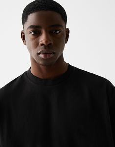 Venta al por mayor 100% algodón hombres Crop T-Shirt New Latest Oversized Fit Style Blank T-Shirts antiarrugas transpirable media manga - Product Image 3