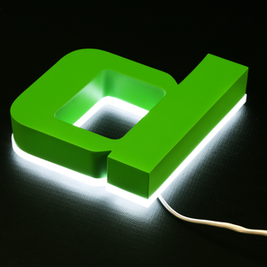 Tùy chỉnh LED Backlit kênh dấu hiệu cho doanh nghiệp thiết kế miễn phí Backlit chữ tùy chỉnh logo signage cho công ty - Product Image 3