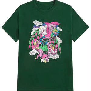 Venta al por mayor de moda ropa de calle DTG camisa bordada precio barato microfibra DTG camisa por encargo Logo diseño DTG camisa - Product Image 1