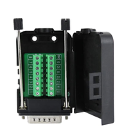 D-SUB DB15 mâle 15 broches Port Jack vers connecteur de carte de dérivation Terminal, prise 2 rangées avec étui