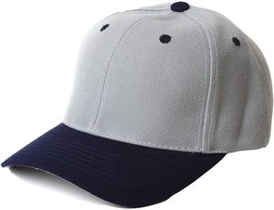 Gorra de béisbol retro de dos tonos con correa ajustable y 5 paneles, gorra de béisbol de dos tonos vintage con bordado unisex, precio bajo al por mayor - Product Image 2