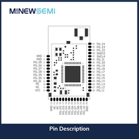 Módulo Bluetooth de Bajo Consumo nRF52811 Minewsemi MS50SFB3 de Bajo Costo, con Certificaciones REACH, CE, FCC, IC, WPC, WEEE, KC, ROHS, TELEC