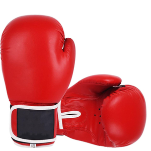 Guantes de boxeo MMA profesionales Logotipo personalizado Top Trendy Best-Quty Equipo de entrenamiento Adultos Nuevo Cuero Punzonado Ropa deportiva Gimnasios - Product Image 2