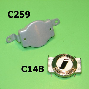 Soporte de montaje para protector de piernas delanteras Lambretta D - Product Image 3