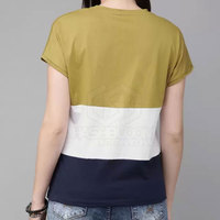 T-shirt pour femmes tendance, respirant, à séchage rapide, en coton/fibre de bambou, couleurs et tailles personnalisables, en vente en ligne