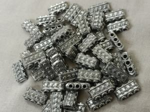 Custom Made Beautiful Metal Spacer <b>Beads</b> with 4 Holes Suitable for <b>Making</b> Necklaces and <b>Bracelets</b> Ideal for Resale - Product Image 3