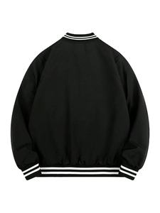Veste universitaire pour homme avec logo personnalisé, col montant, haute qualité, écologique, coupe-vent, décontractée, hiver, automne, respirante, 2026 - Product Image 4