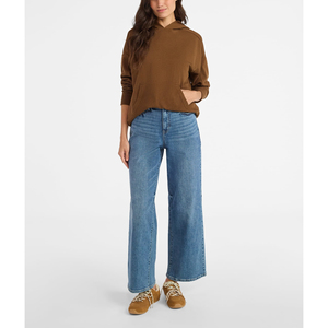 Sweat-shirt à capuche personnalisé avec logo, polaire chaud, style hiver pour femmes, vente directe d'usine - Product Image 5