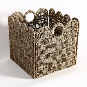 <b>Straw</b> seagrass newspaper holder <b>baskets</b> portable sea grass leaflet magazine holders lowest cost - Product Image 4