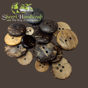 Bouton de noix de coco personnalisé de luxe pour vêtement mode Offre Spéciale fabricant à la main inde par artisanat sheeri - Product Image 5