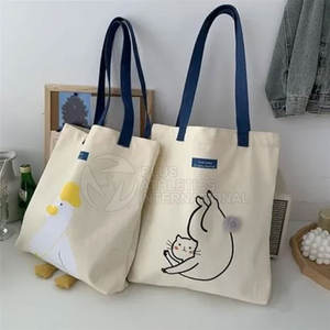 Logo personnalisé et commandes en gros sacs de dessin en toile best-seller sacs de dessin en toile pour bricolage - Product Image 3