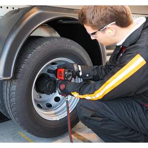 Clé à chocs pneumatique industrielle de 1/2 pouce avec anse courte et poignée double pistolet, personnalisable, support OEM - Product Image 2