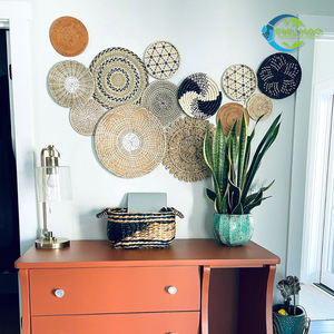 ขายดีที่สุด!!! ตะกร้าแขวนผนังทอด้วยมือแบบดั้งเดิมปรับแต่งได้ DECOR วัสดุธรรมชาติเป็นมิตรกับสิ่งแวดล้อมและมีคุณภาพสูง - Product Image 3