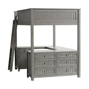 New Furniture <b>Bedding</b> for Bedrooms <b>Sets</b> Wooden Beadboard Bed Minimalist French Style Children Bunk Beds - Product Image 2
