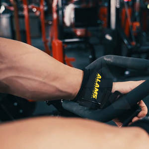 Pakistán hizo cuero de vaca transpirable Fitness ganchos de levantamiento de pesas precio barato cómodo antideslizante para Unisex - Product Image 5