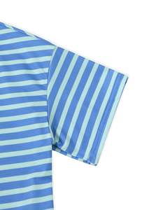 เสื้อครอปใส่เล่นกีฬาโยคะทรงพอดีตัวเสื้อยืดฟิตเนสแขนสั้นยืดหยุ่นทรงเข้ารูปเสื้อครอปไซส์ใหญ่พิเศษแบบลำลอง - Product Image 5